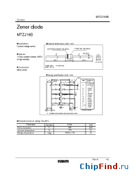 Datasheet MTZJ12B manufacturer Rohm